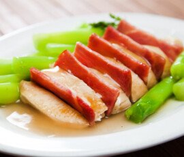 ayam rebus kailan pakai ham