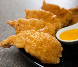 udang kipas goreng saos mentega